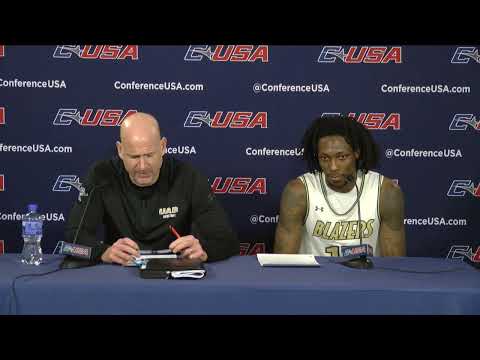 C-USA Men's Basketball Quarterfinal Round Press Conference: Florida Atlantic vs UAB