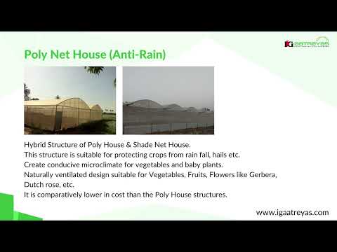 Prefab dome shaped poly net house (anti-rain), for farming