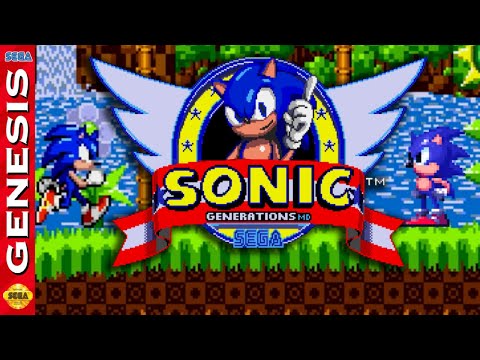 Sonic 1 Generations MD - Hack of Sonic the Hedgehog [Sega Genesis]