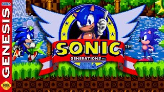 Sonic 1 Generations MD - Hack of Sonic the Hedgehog [Sega Genesis]