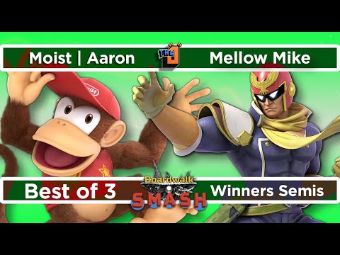 BWS 65 Winners Semis - Moist | Aaron (Diddy Kong) v Mellow Mike (Captain Falcon) - CFL SSBU