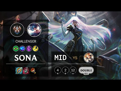 Sona Mid vs Lux - BR Challenger Patch 10.18