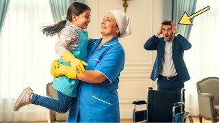 MÉDICOS A CONDENARAM, MAS FAXINEIRA HUMILDE CURA A FILHA DO MILIONÁRIO COM FÉ E AMOR