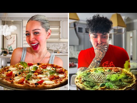 21 Questions Pizza Challenge (BAD VS GOOD TOPPINGS)