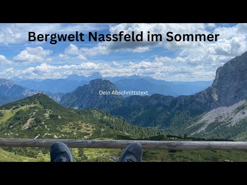 Nassfeld im Sommer - Bergwelt Nassfeld