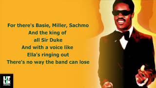 Stevie Wonder - Sir Duke (lyrics)