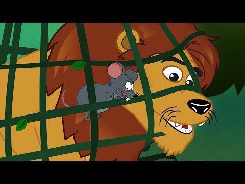 , title : 'Il Leone e il topo storie per bambini | Cartoni animati'