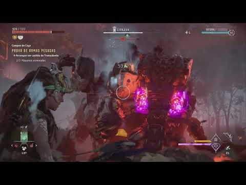 Horizon Forbidden West Campo de Caça Prova de Armas Pesadas