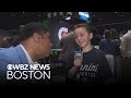 WBZ S Steve Burton Joins 9 Year Old Reporter At Patriots Super Bowl Media Day