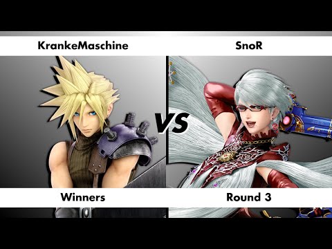Smash @ Respawn #105 Winners Bracket - Kranke Maschine (Cloud) vs. SnoR (Bayonetta)