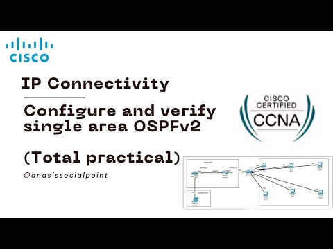 CCNA 42: Configure and verify single area OSPFv2