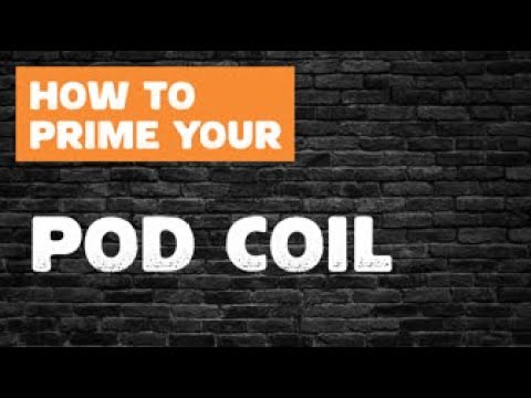 Part of a video titled How to Prime Your Vape Pod Coil - YouTube