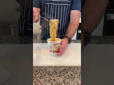 Protein Ramen?? 20g of Protein in this Cup! Chef Woo vs Maruchan. #shorts