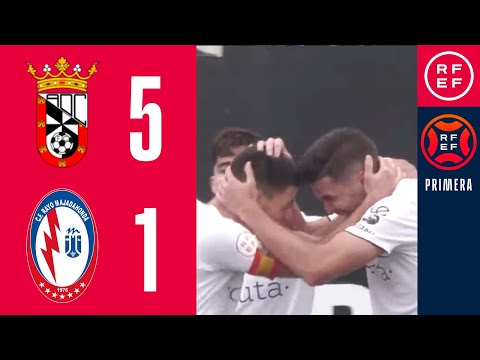 RESUMEN #PrimeraFederación | AD Ceuta FC 5-1 CF Rayo Majadahonda | Grupo 1 | Jornada 24