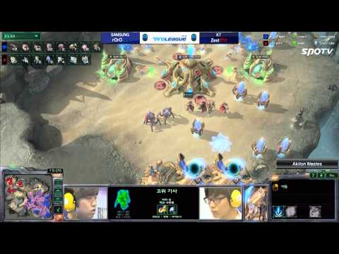 [0603] rOrO(SAMSUNG) vs. Zest(KT) ZvP 1SET Akilon Wastes -Starcraft2,esportstv,SPL