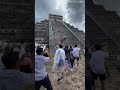 WATCH this tourist get mobbed after climbing ancient Mayan pyramid 👀 #shorts | NY Post