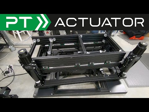 PT Actuator 5DOF Motion System Review Part1 "The Build"
