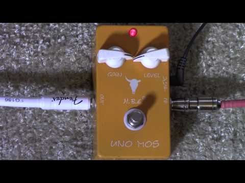 Homebrew Electronics HBE Uno Mos Pedal Demo