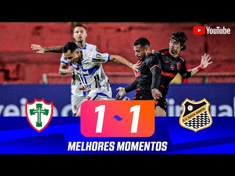 PORTUGUESA 1 X 1 ÁGUA SANTA | MELHORES MOMENTOS | 8ª RODADA | PAULISTÃO 2024