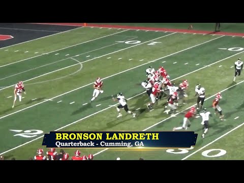 Bronson Landreth - Forsyth Central Quarterback - Highlights