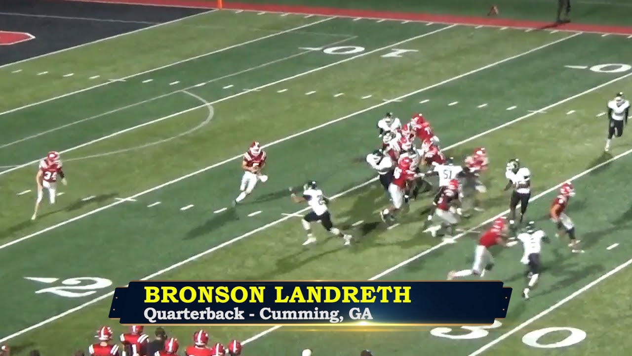 Bronson Landreth - Forsyth Central Quarterback - Highlights