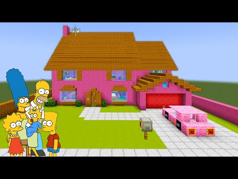 Minecraft Tutorial: How To Make The Simpsons House "2021 City Build"