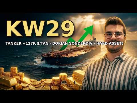 Wochenrückblick KW29 2026 — Tanker Charterraten 127.000 $/Tag