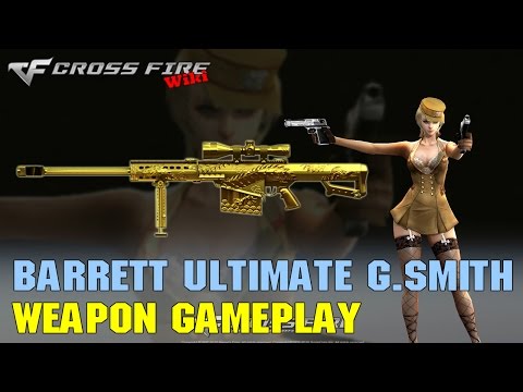 CrossFire - Barrett M82A1 Ultimate Goldsmith - Weapon Gameplay