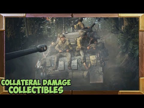 Call of Duty WW2 All Collectibles Collateral Damage Mission (Mementos / Heroic Actions)