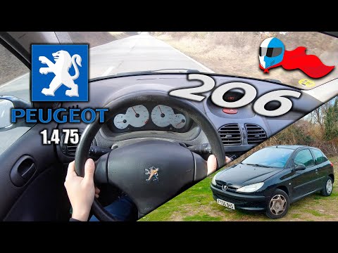 2003 Peugeot 206 XR 1.4 75 (55kW) POV 4K [Test Drive Hero] #55 ACCELERATION, ELASTICITY & DYNAMIC