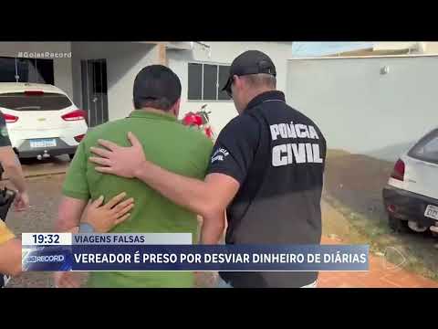 Vereador preso por desviar dinheiro de diárias