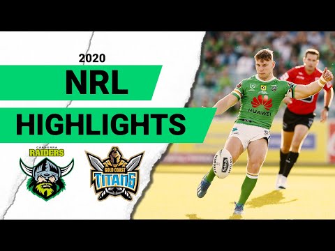 NRL Highlights | Raiders v Titans Match Highlights | Round 1 NRL 2020 | National Rugby League