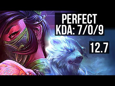 AKALI vs VOLIBEAR (TOP) | 7/0/9, 400+ games, Godlike | EUW Master | 12.7
