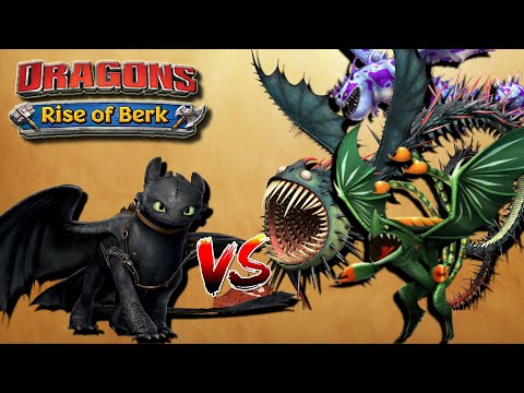 TOOTHLESS VS. ALL DRAGONS | Dragons: Rise Of Berk - (Gauntlet event) Crisis Dragon Root risk!