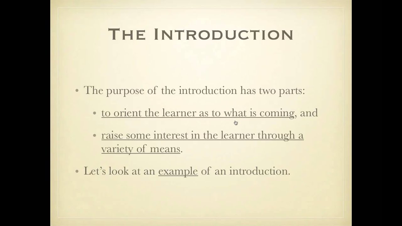 Webquest Introduction and Task