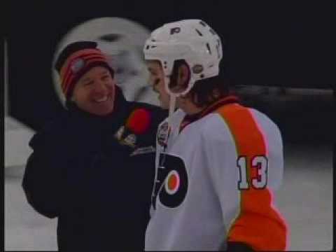 Historic Interview & Fight Winter Classic 2010 Philadelphia Flyers Dan Carcillo