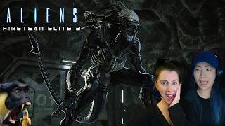 Aliens Fireteam Elite 2 | Escape the Facehuggers with Monkey and Tuggs