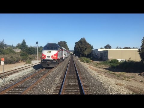 Caltrain HD 60fps: Gallery Car 4022 Cab Ride on Baby Bullet Train 329 (Tamien - San Francisco)
