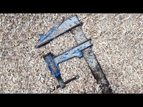 Old Rusty CLAMP RESTORATION / How to / Metalworking