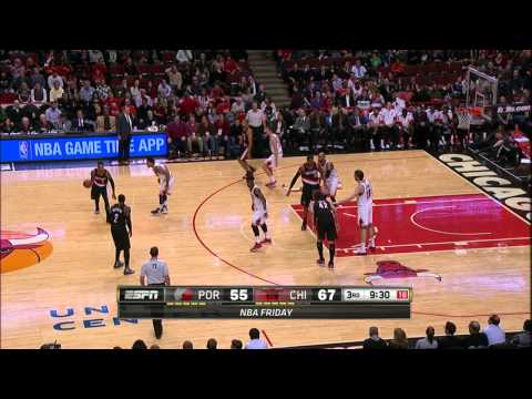 Nicholas Batum Highlights Blazers vs. Bulls 12.12.2014 - 7 Points, 5 Assists