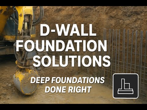 D-Wall Foundation Solutions: Hindustan Infrastructure Protects Deep Basements, Tunnels & High-Rises