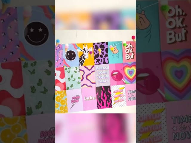 Vídeo relacionado con 50 pósteres estéticos para dormitorio, decoración musical de moda, kit de arte de collage de pared, para niñas y adolescentes, decoración de fotos retro