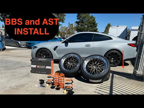 I Put BBS Wheels and AST suspension On My G82 BMW M4! DIY