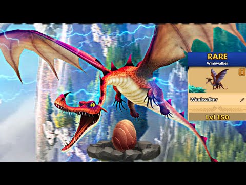 WINDWALKER Max Level 150 Titan Mode - Dragons:Rise of Berk