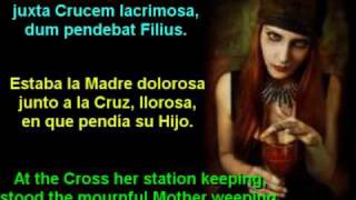 EPICA - STABAT MATER DOLOROSA (Latin - English - Español - Lyrics - Subs)
