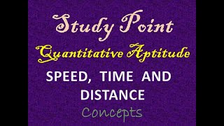 Concepts - Time, Speed and Distance