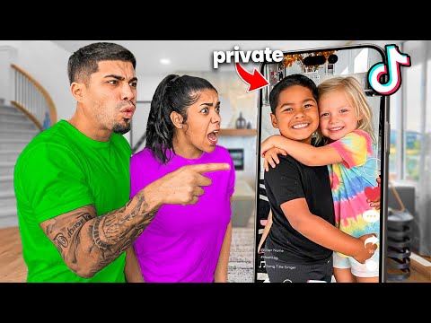 REACTING TO OUR 6 YEAR OLD SONS TIKTOKS! *SHOCKING* 