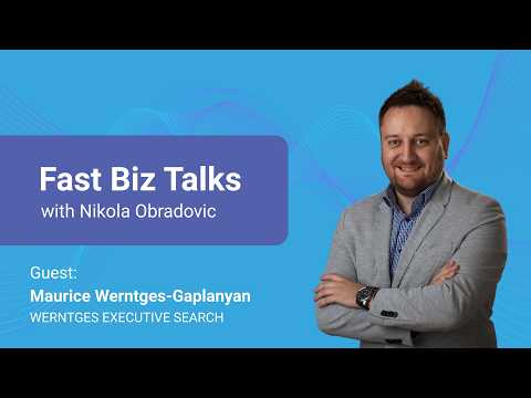 Maurice Werntges-Gaplanyan on Modern Executive Search and Hiring Technology Leaders