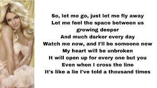 Britney Spears - Out from under (lyrics)