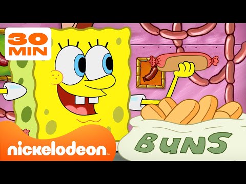 SpongeBob masak semua kecuali Krabby Patty 🍳 | Nickelodeon Bahasa